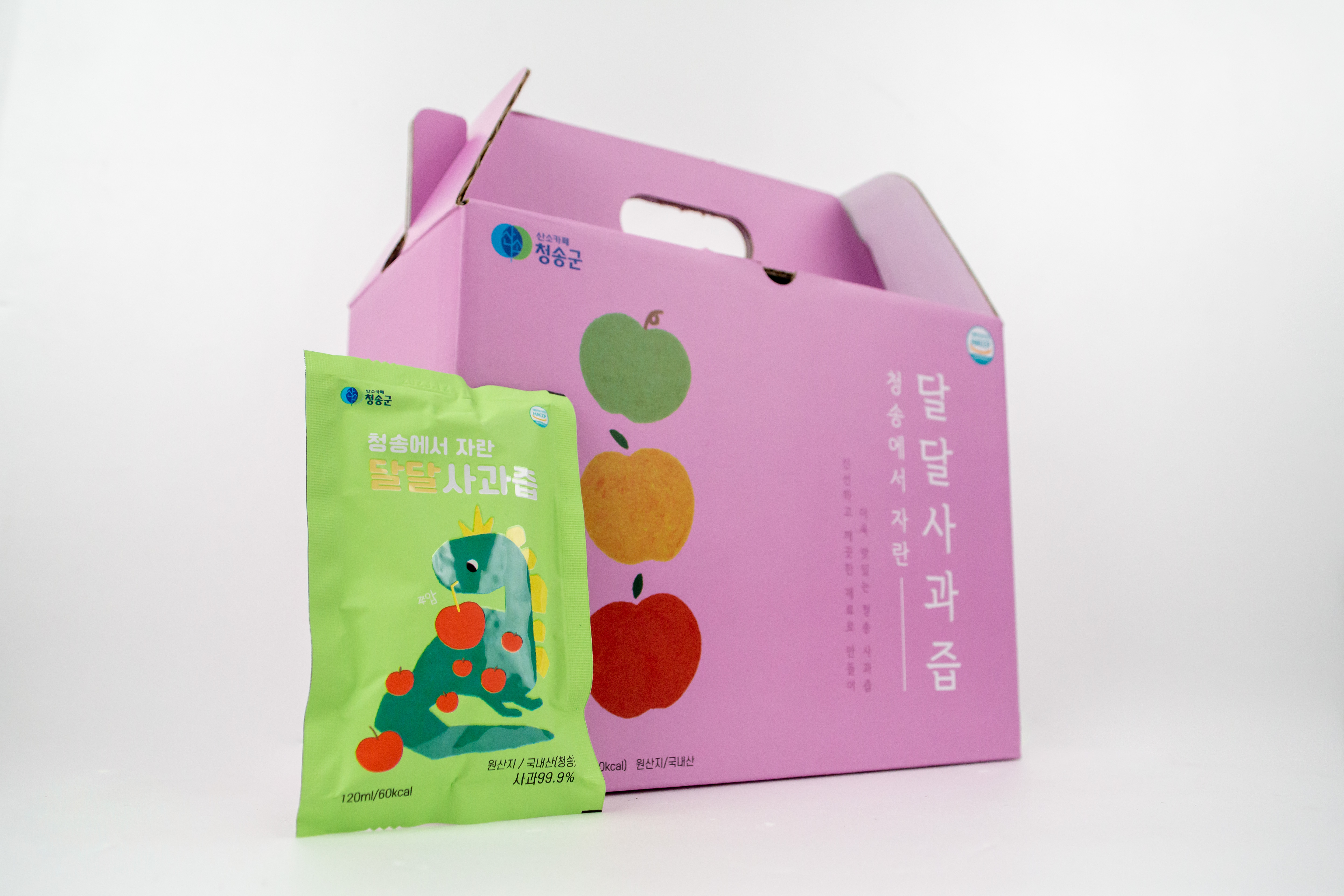 청송사과즙 50포 1box